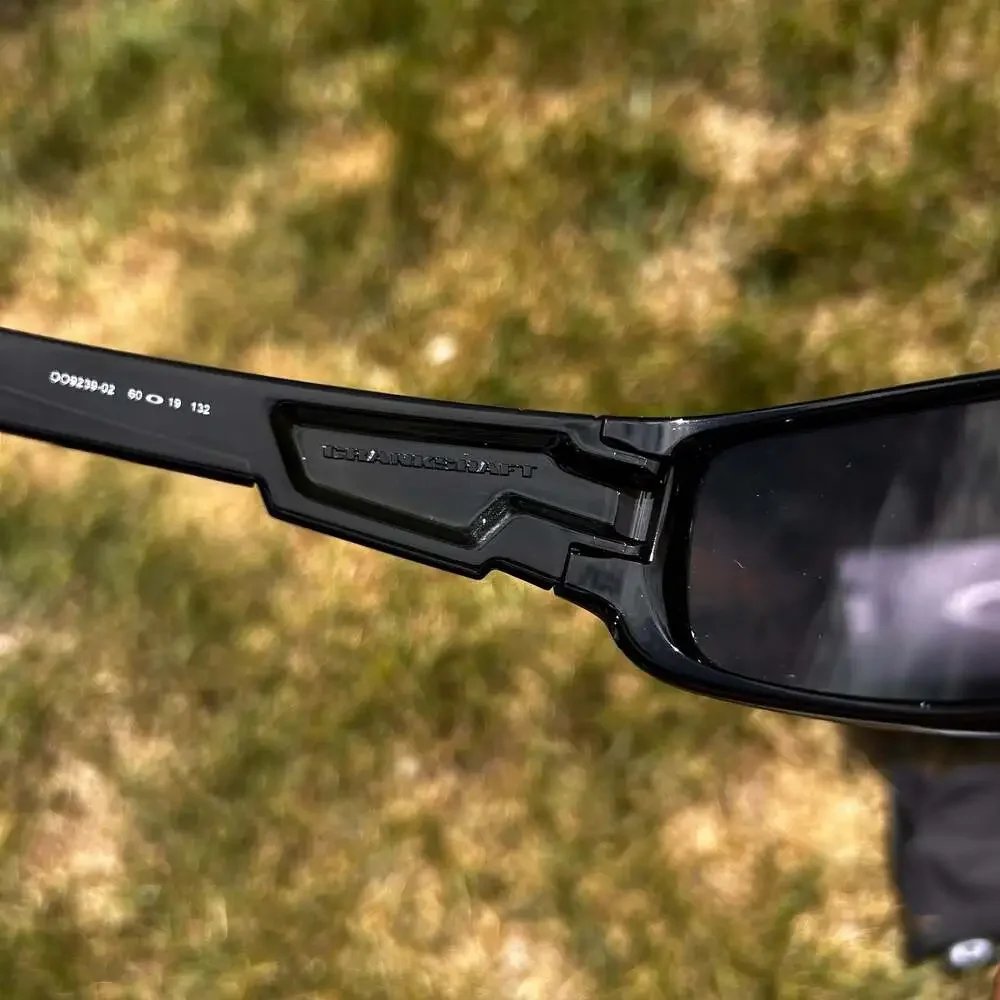 Oakley Crankshaft Sunglasses OO9239-02 Black Ink Frame with Jade Iridium Lenses